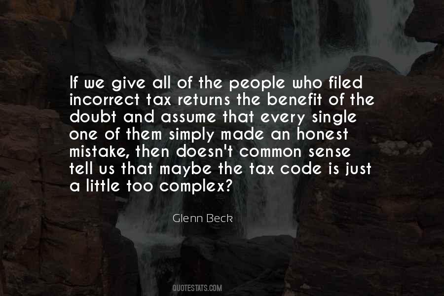 Give Him The Benefit Of The Doubt Quotes #1190496