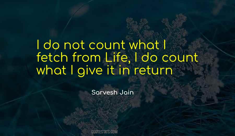 Give In Return Quotes #946006