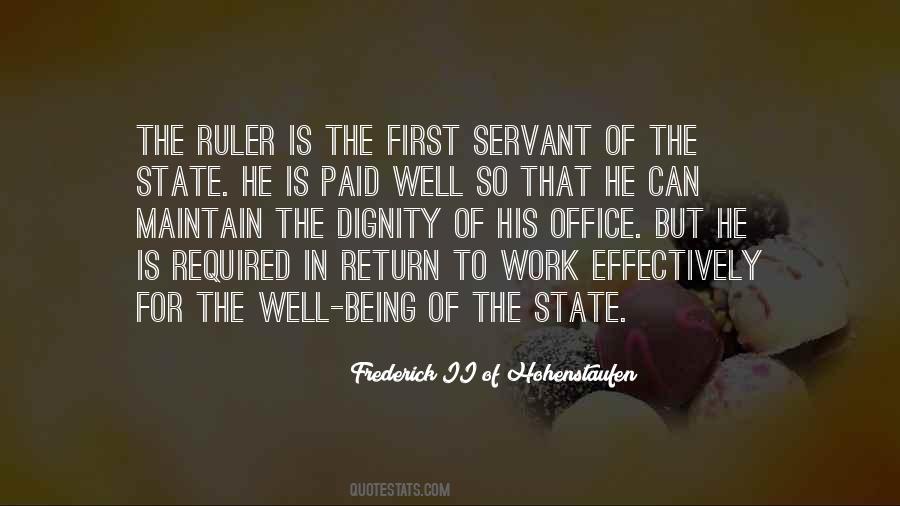Quotes About Being A Ruler #1861208