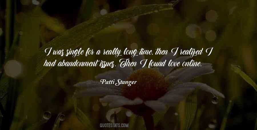 Single For A Long Time Quotes #1595766
