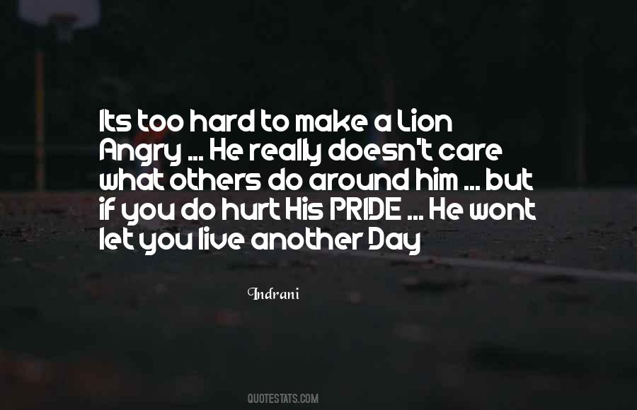 One Day As A Lion Quotes #1666375