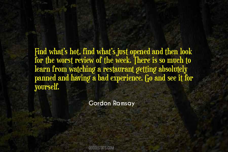 Quotes About Getting A Bad Review #1087680