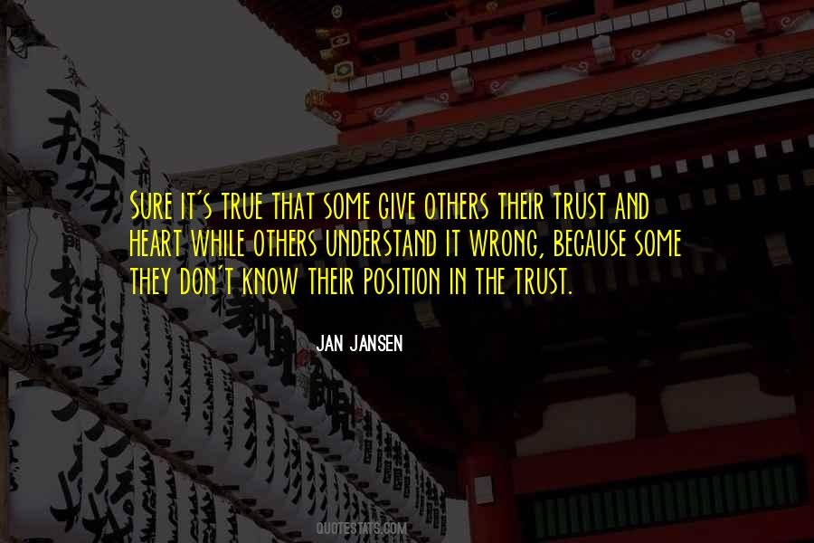 Quotes About The Trust #1791531