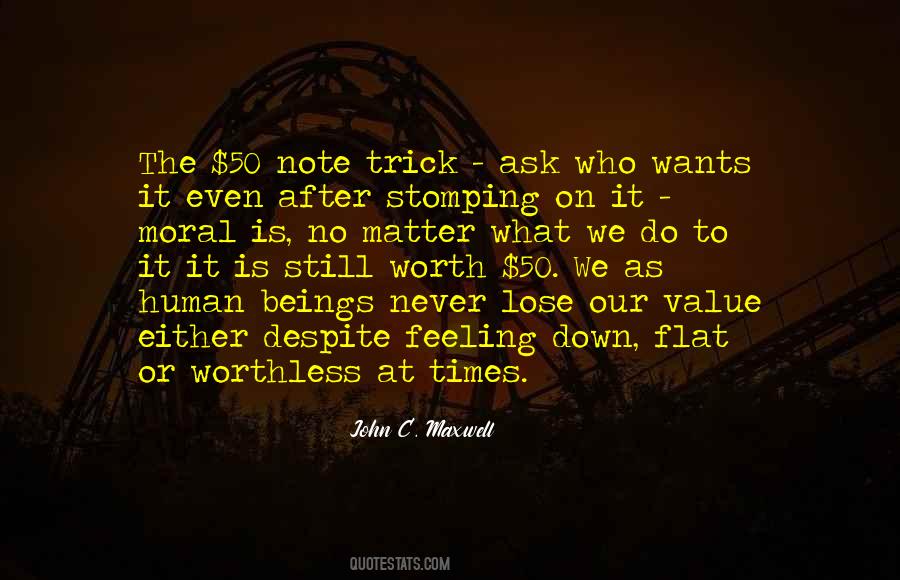 Quotes About Your Worth And Value #295426