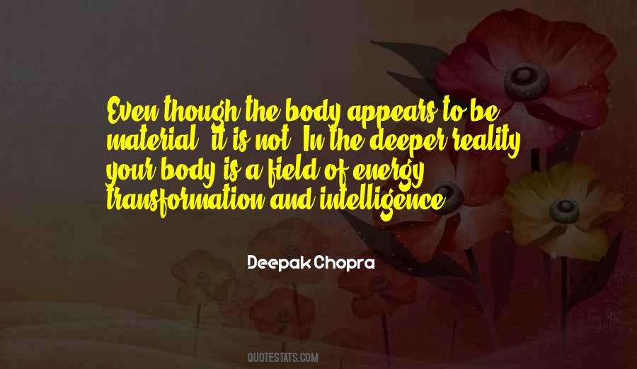 Energy Body Quotes #170140