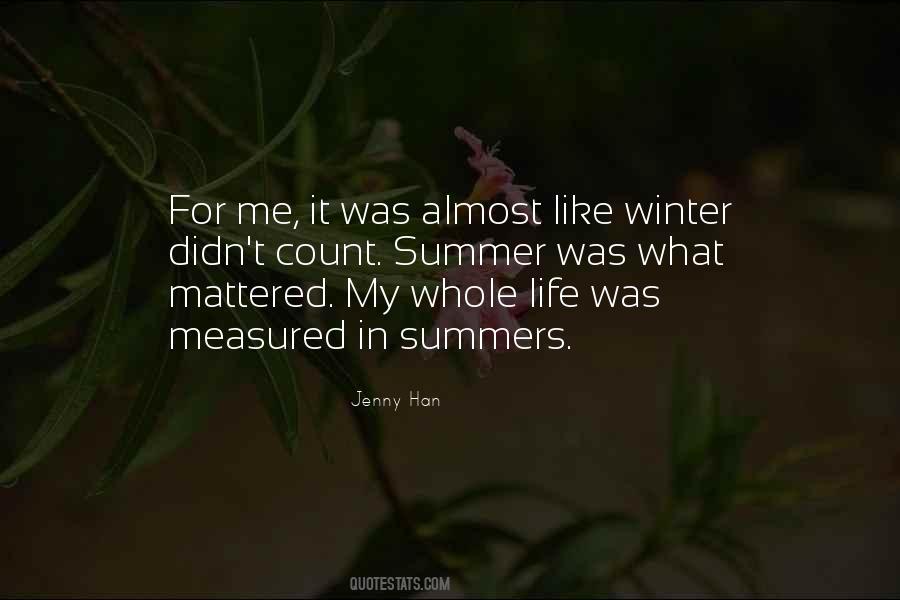 Winter Life Quotes #1435087