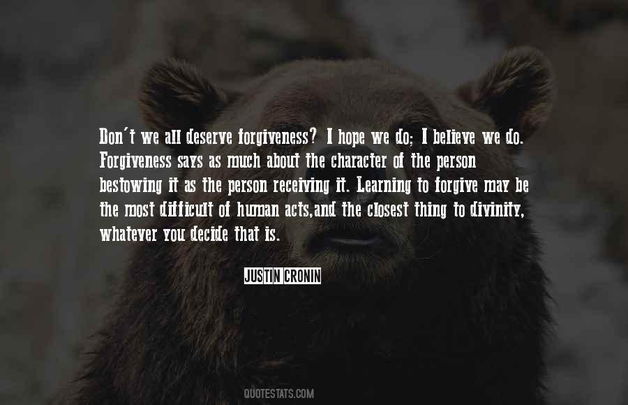 Do I Deserve Quotes #416114