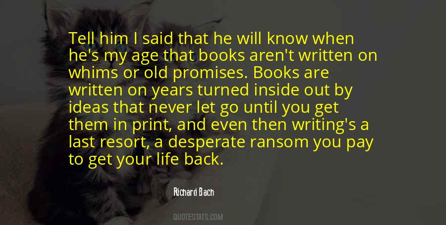When I Let Go Quotes #202942