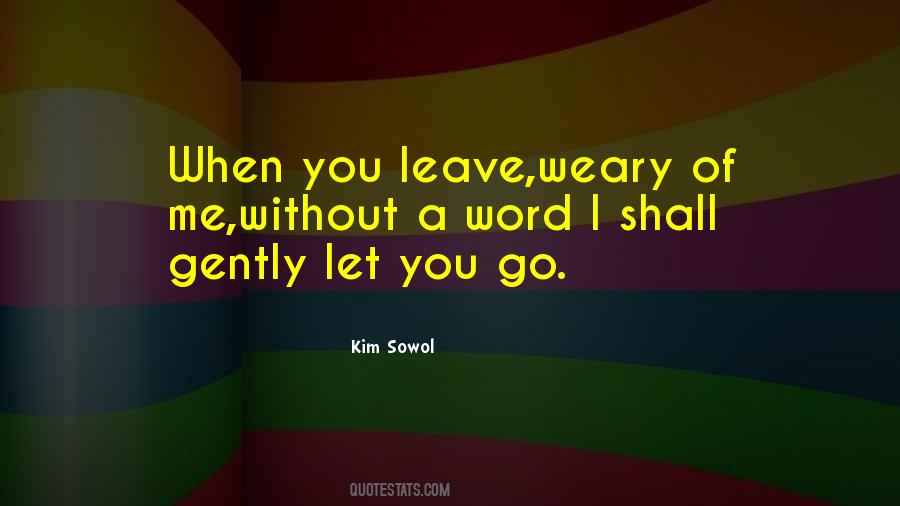 When I Let Go Quotes #862800