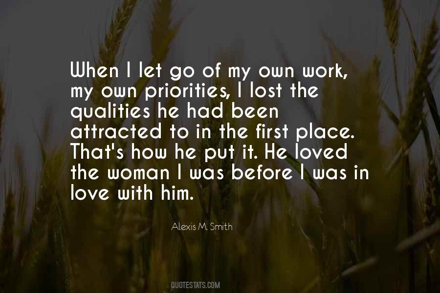 When I Let Go Quotes #93831