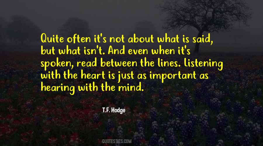 Heart And The Mind Quotes #603143