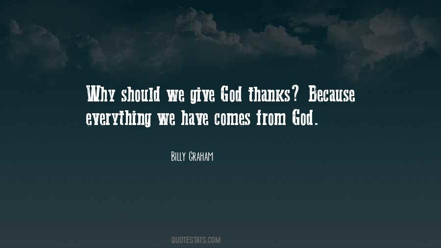 Give Thanks God Quotes #959040