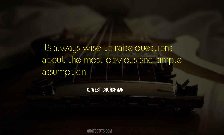 Wise Simple Quotes #1001069