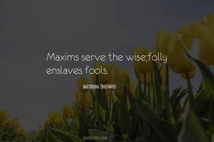 Fools Fools Quotes #208597