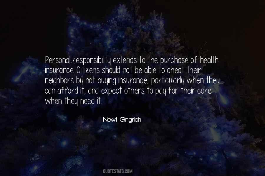 Health Responsibility Quotes #1134877