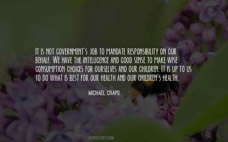 Health Responsibility Quotes #1279291