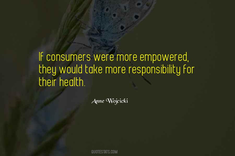 Health Responsibility Quotes #331274