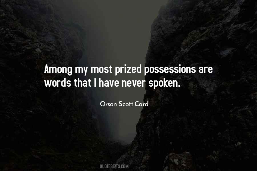 Silent Words Quotes #315488
