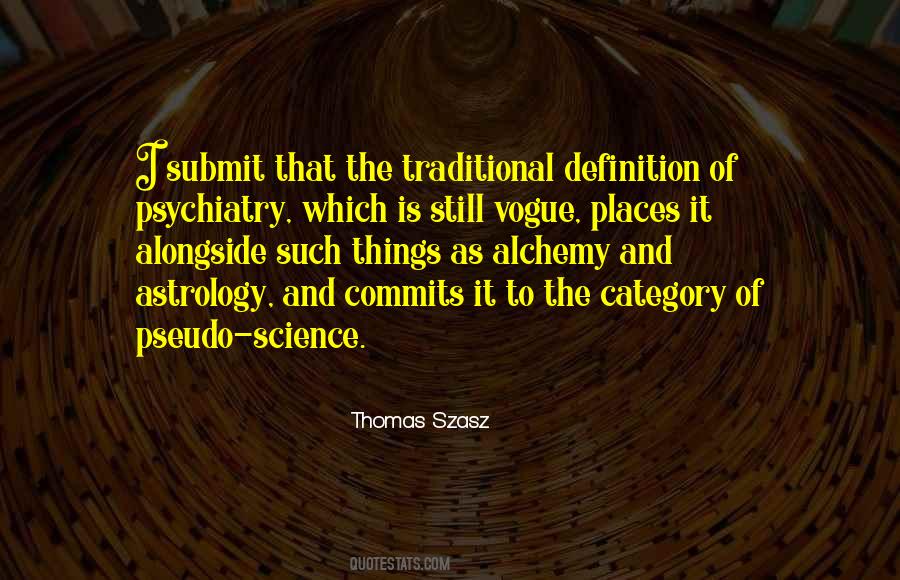 Traditional Things Quotes #155840