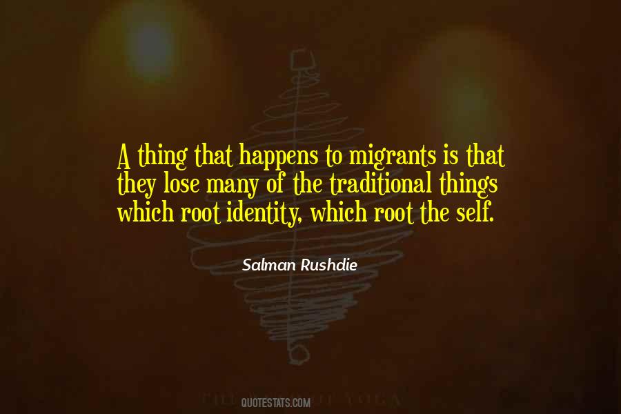 Traditional Things Quotes #478974