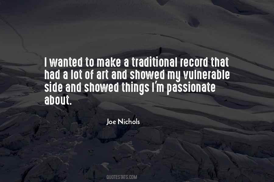 Traditional Things Quotes #638889