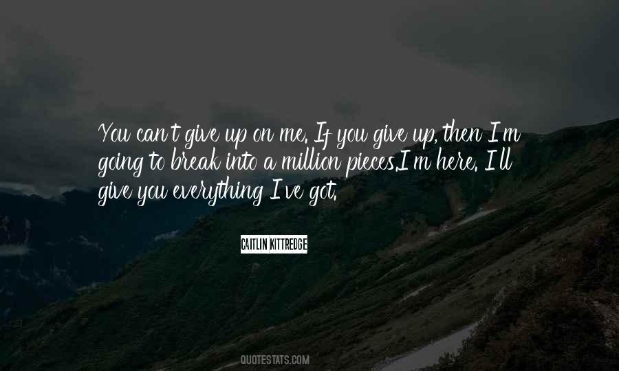 Give Up Everything Quotes #148412