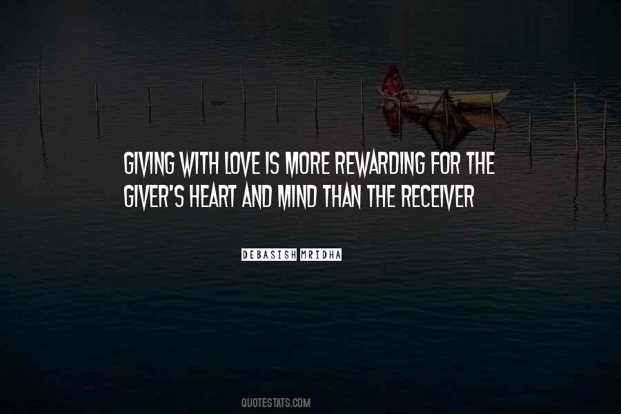 Giver Receiver Quotes #1836887