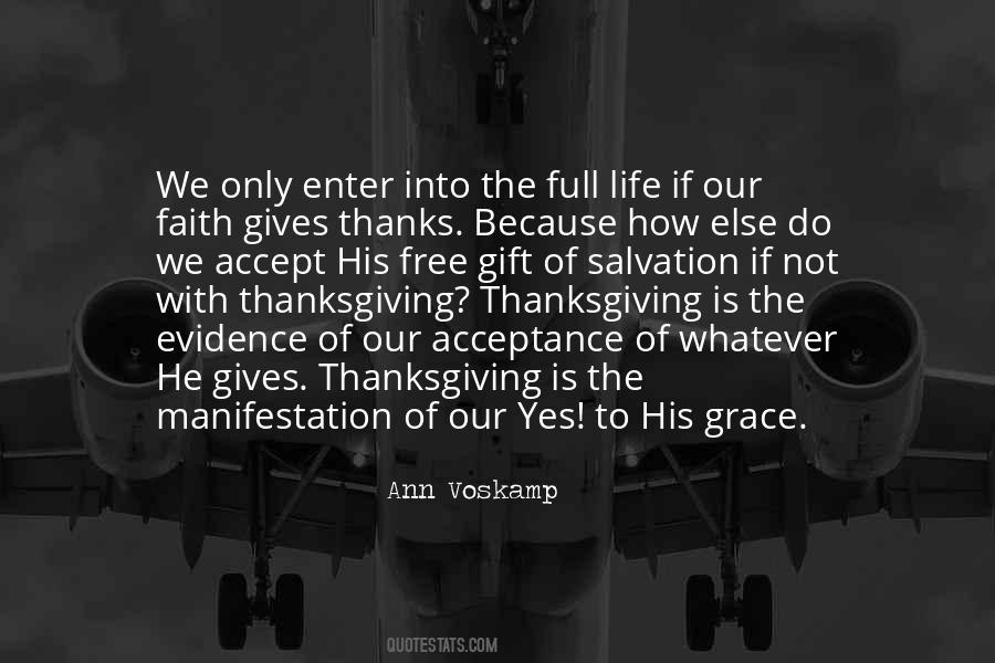 Gives Thanks Quotes #1111060