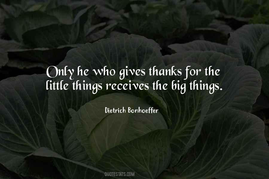 Gives Thanks Quotes #22388