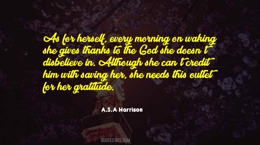 Gives Thanks Quotes #764135