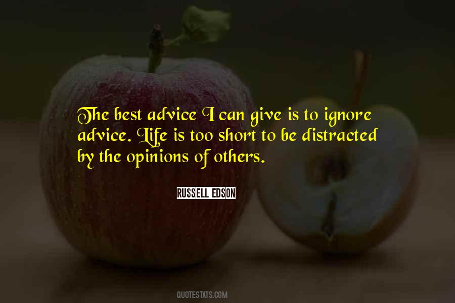 Giving Advice To Others Quotes #179093