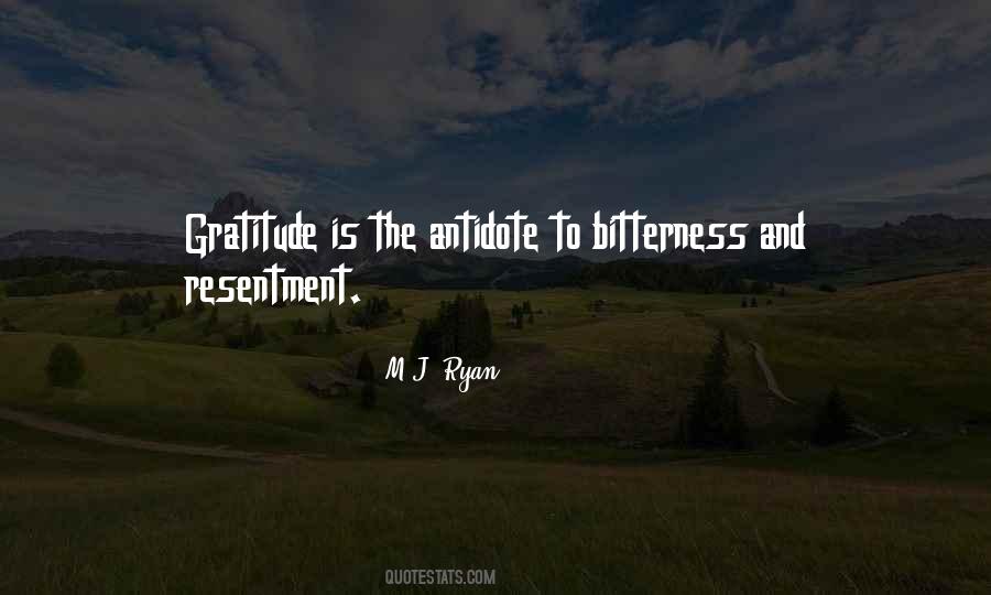 Bitterness Resentment Quotes #164538