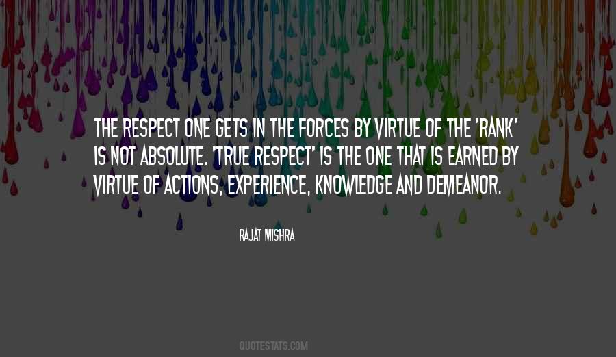 True Respect Quotes #1546364