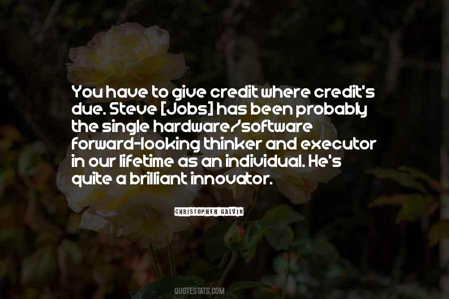 Giving Credit To Others Quotes #39468