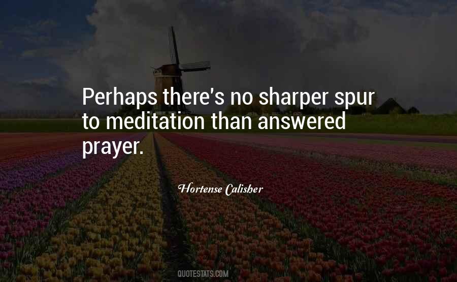 Meditation Prayer Quotes #303249