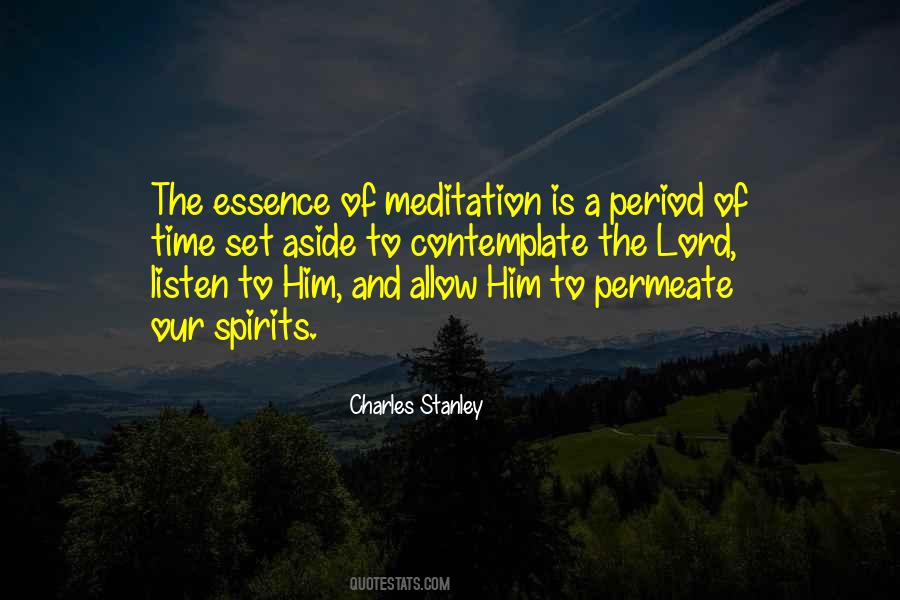 Meditation Prayer Quotes #360744