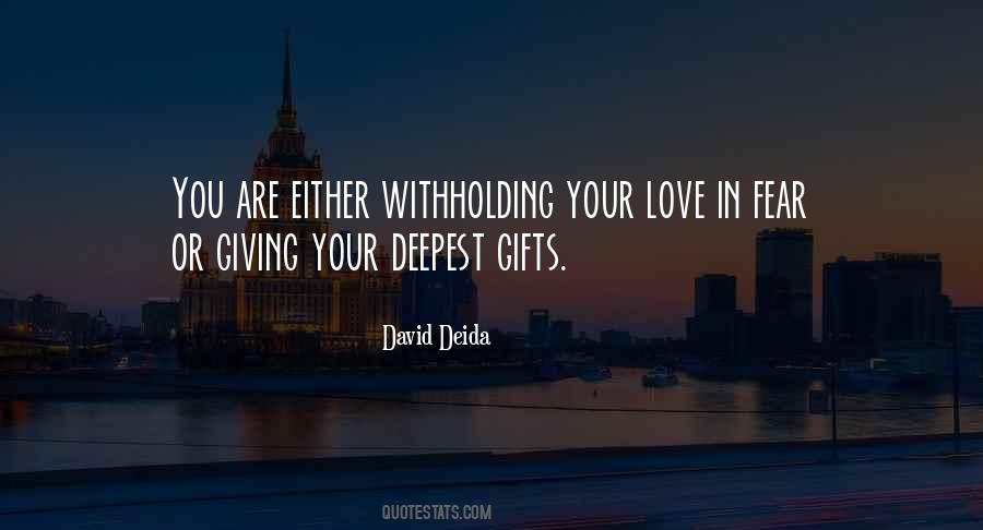 Giving Gifts Quotes #1065226