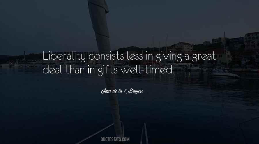 Giving Gifts Quotes #531710