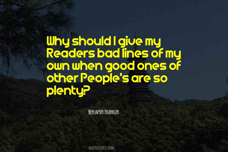 Of Ones Own Quotes #1200815