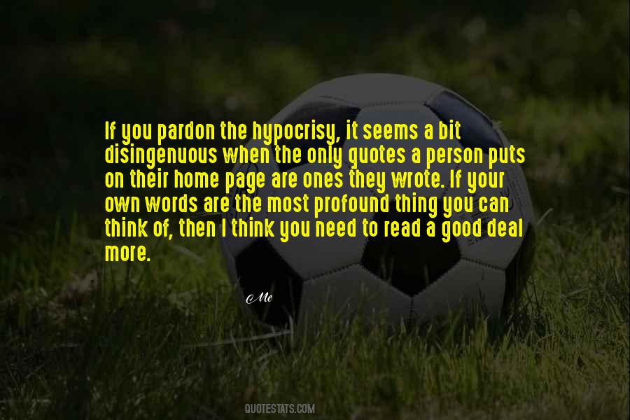 Of Ones Own Quotes #781219