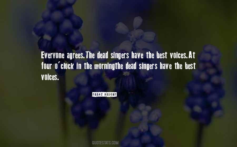 Best Singers Quotes #30784