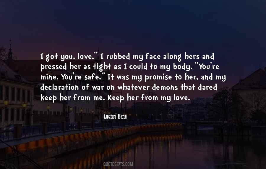 Promise To Her Quotes #1791686