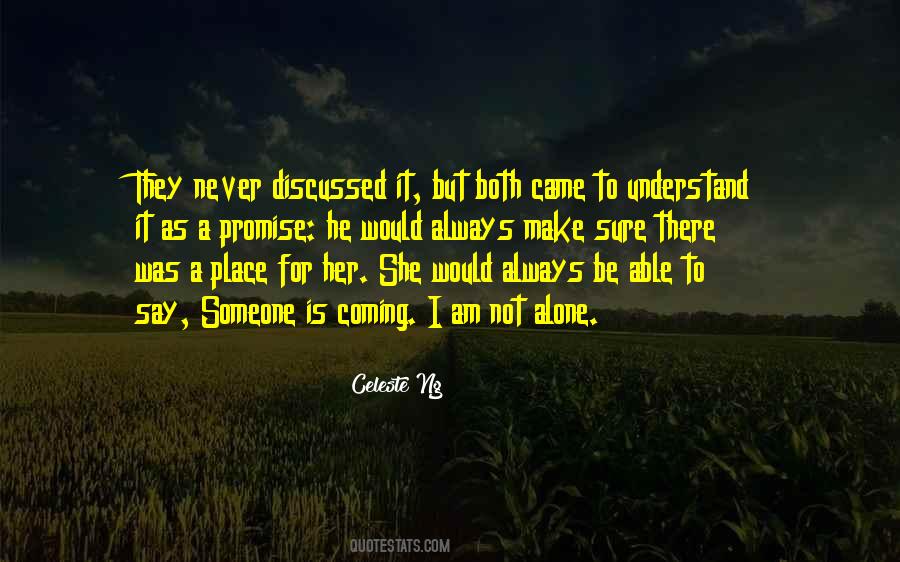 Promise To Her Quotes #634473