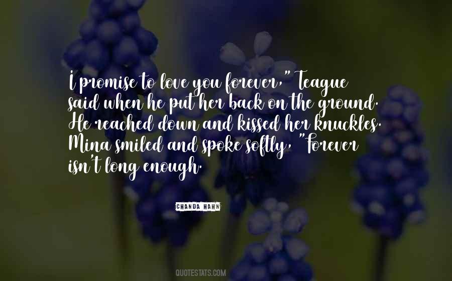 Promise To Her Quotes #959442