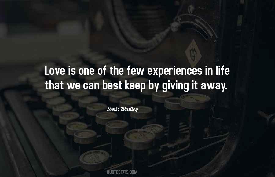 Giving It Away Quotes #436969