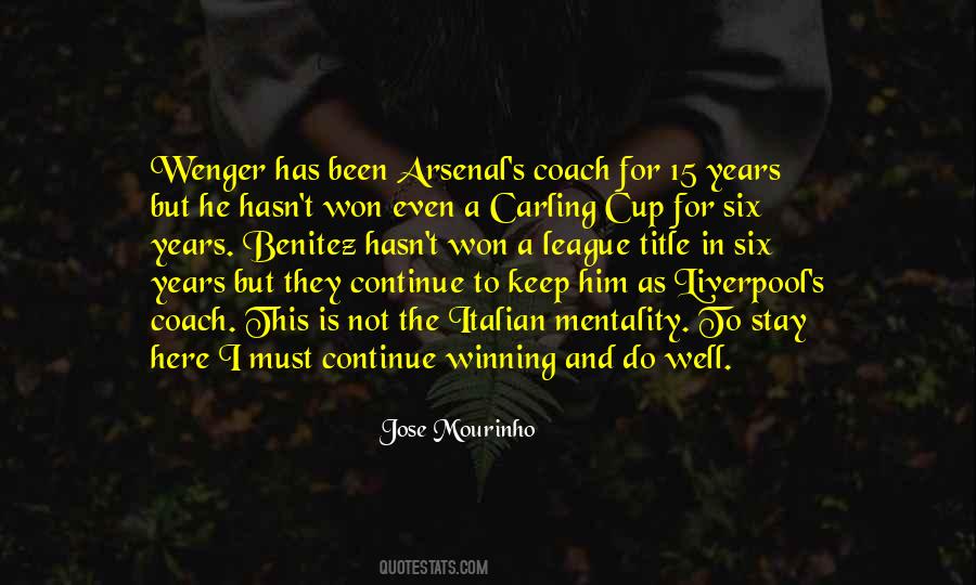 Continue Winning Quotes #1451796