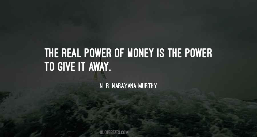 Giving Money Away Quotes #78731