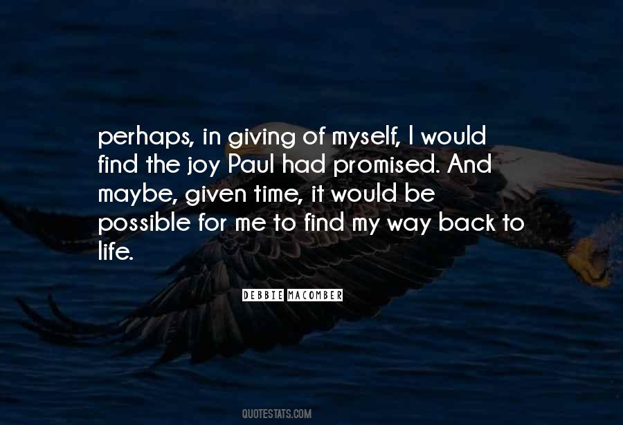 Giving My Time Quotes #384960