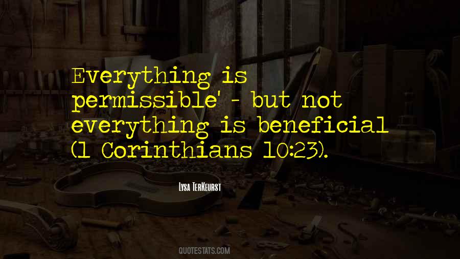 Everything Is Permissible Quotes #1421799