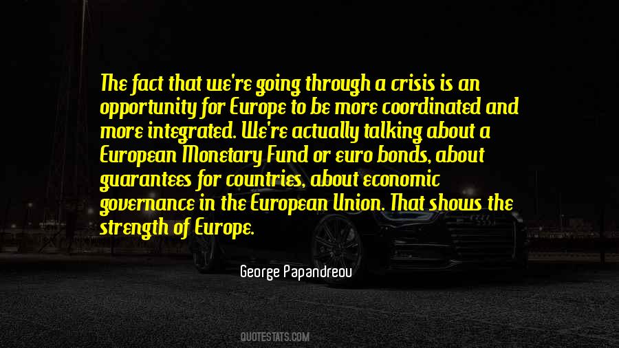 Quotes About The Euro Crisis #1641059